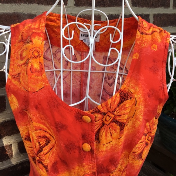 Vintage bright patterned summer dress - Picture 5 of 5